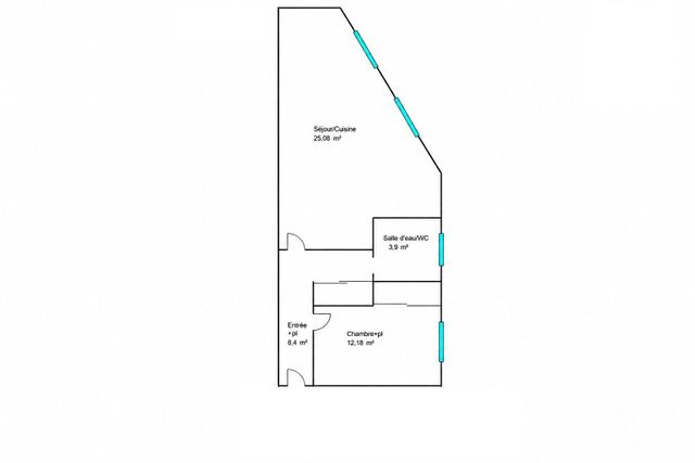 Appartement F2 &agrave; vendre - 2 pi&egrave;ces - 49,10 m2 - Roquebrune Cap Martin - 06 - PROVENCE-ALPES-COTE-D-AZUR