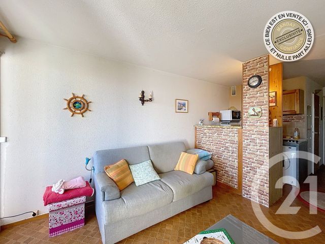 Appartement Studio &agrave; vendre - 1 pi&egrave;ce - 20 m2 - Le Barcares - 66 - LANGUEDOC-ROUSSILLON