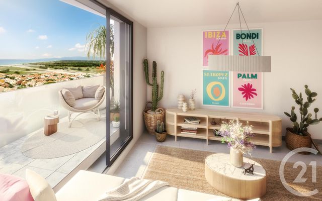 Appartement T3 à vendre - 3 pièces - 65,93 m2 - Le Barcares - 66 - LANGUEDOC-ROUSSILLON
