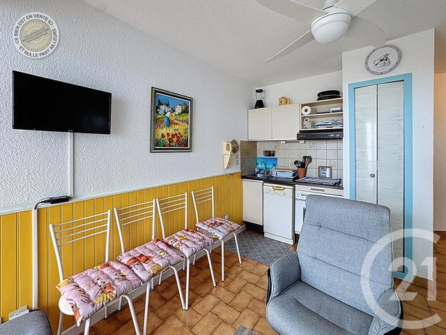 Appartement Studio cabine à vendre - 2 pièces - 23,15 m2 - Le Barcares - 66 - LANGUEDOC-ROUSSILLON