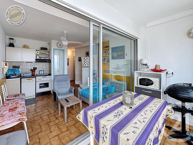 Appartement Studio cabine à vendre - 2 pièces - 23,15 m2 - Le Barcares - 66 - LANGUEDOC-ROUSSILLON