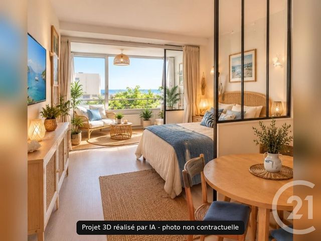 Appartement Studio &agrave; vendre - 1 pi&egrave;ce - 28,12 m2 - Le Barcares - 66 - LANGUEDOC-ROUSSILLON
