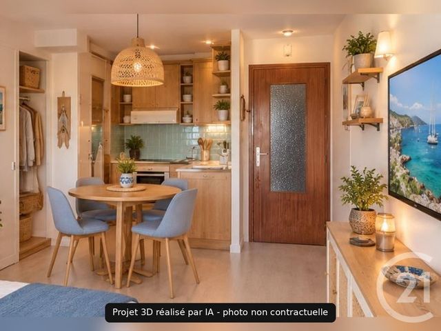 Appartement Studio &agrave; vendre - 1 pi&egrave;ce - 28,12 m2 - Le Barcares - 66 - LANGUEDOC-ROUSSILLON