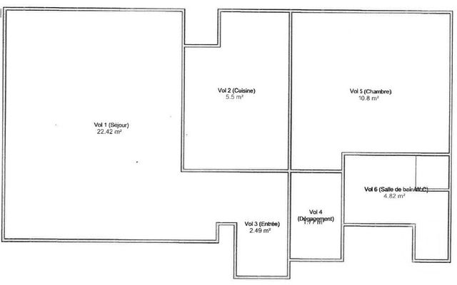 Appartement F2 &agrave; louer - 2 pi&egrave;ces - 47,80 m2 - Paris - 75014 - ILE-DE-FRANCE