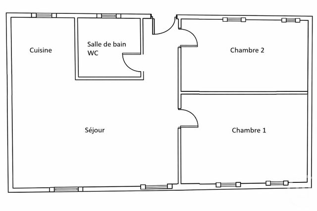 Appartement F3 &agrave; vendre - 3 pi&egrave;ces - 52,19 m2 - Paris - 75014 - ILE-DE-FRANCE