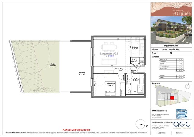 Appartement T2 à vendre - 2 pièces - 48,32 m2 - Sauzet - 26 - RHONE-ALPES