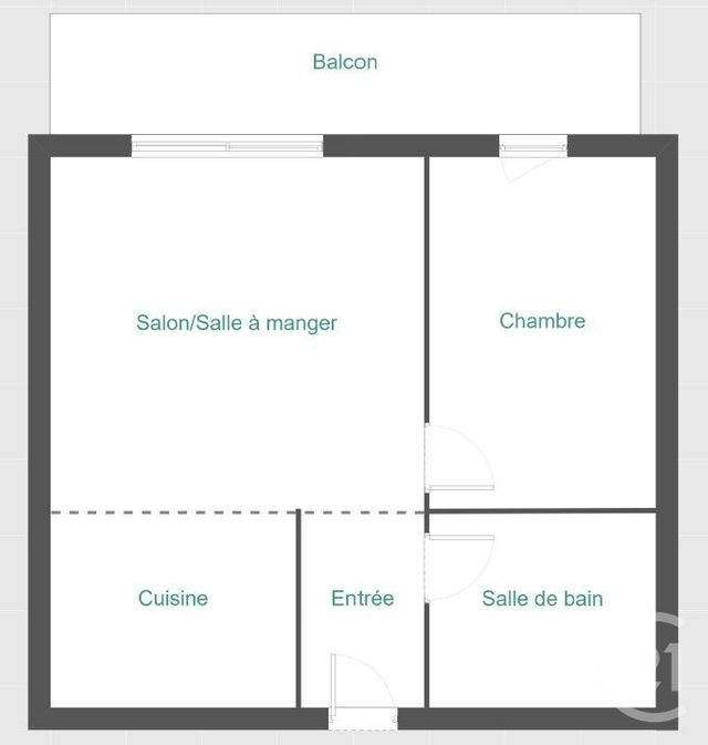 Appartement T2 &agrave; vendre - 2 pi&egrave;ces - 32,63 m2 - Bruges - 33 - AQUITAINE