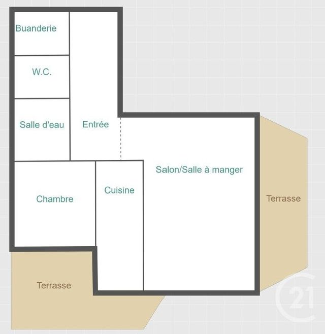 Appartement T2 &agrave; vendre - 2 pi&egrave;ces - 56,82 m2 - Eysines - 33 - AQUITAINE