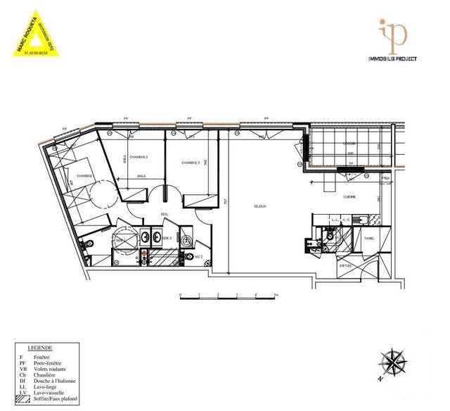 Appartement F4 à vendre - 4 pièces - 118,77 m2 - La Varenne St Hilaire - 94 - ILE-DE-FRANCE