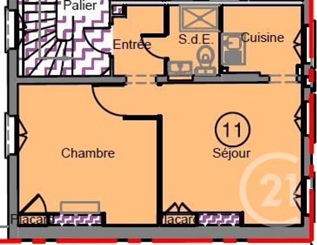 Appartement F2 &agrave; vendre - 2 pi&egrave;ces - 36,70 m2 - St Maur Des Fosses - 94 - ILE-DE-FRANCE