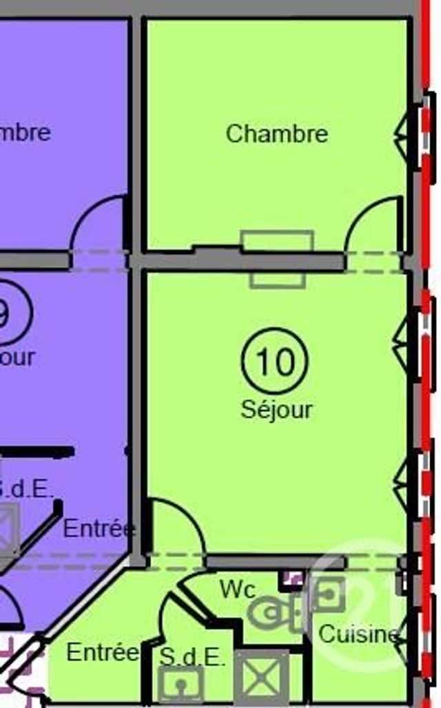 Appartement Duplex à vendre - 2 pièces - 33,90 m2 - St Maur Des Fosses - 94 - ILE-DE-FRANCE