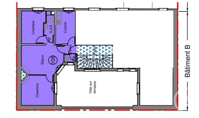 Appartement &agrave; vendre - 3 pi&egrave;ces - 44,20 m2 - St Maur Des Fosses - 94 - ILE-DE-FRANCE