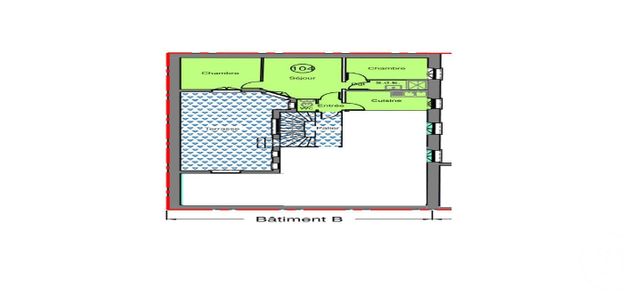 Appartement F3 à vendre - 3 pièces - 44,20 m2 - St Maur Des Fosses - 94 - ILE-DE-FRANCE