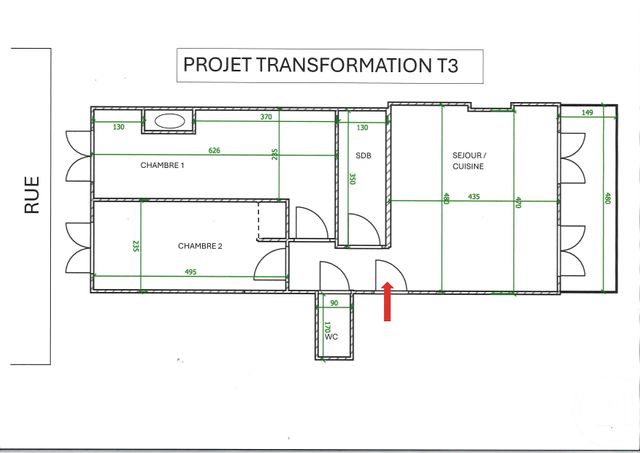 Appartement F2 &agrave; vendre - 2 pi&egrave;ces - 57 m2 - Lyon - 69007 - RHONE-ALPES