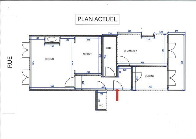 Appartement F2 &agrave; vendre - 2 pi&egrave;ces - 57 m2 - Lyon - 69007 - RHONE-ALPES