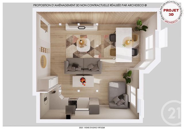 Appartement F3 &agrave; vendre - 3 pi&egrave;ces - 77,79 m2 - Lyon - 69007 - RHONE-ALPES