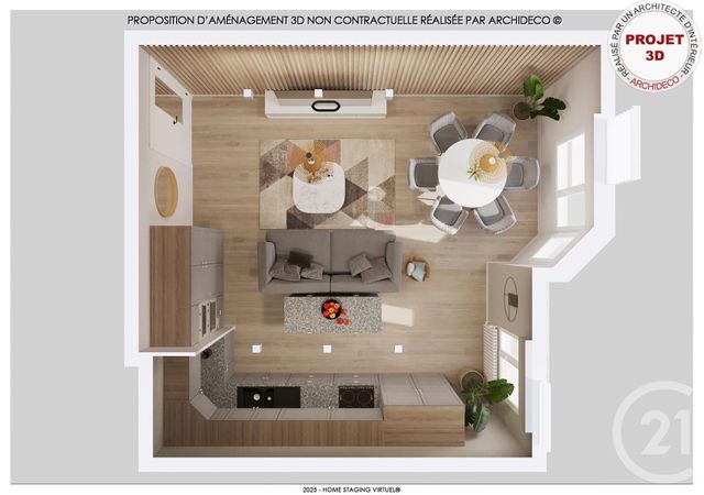 Appartement F3 &agrave; vendre - 3 pi&egrave;ces - 77,79 m2 - Lyon - 69007 - RHONE-ALPES