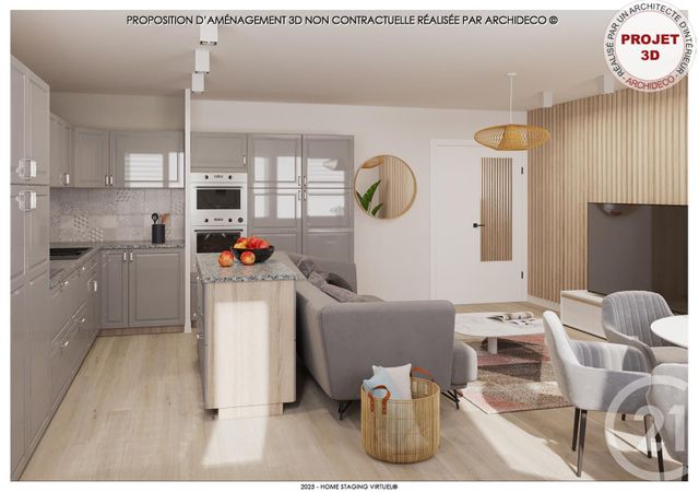 Appartement F3 &agrave; vendre - 3 pi&egrave;ces - 77,79 m2 - Lyon - 69007 - RHONE-ALPES