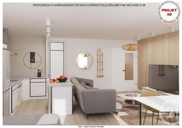 Appartement F3 &agrave; vendre - 3 pi&egrave;ces - 77,79 m2 - Lyon - 69007 - RHONE-ALPES