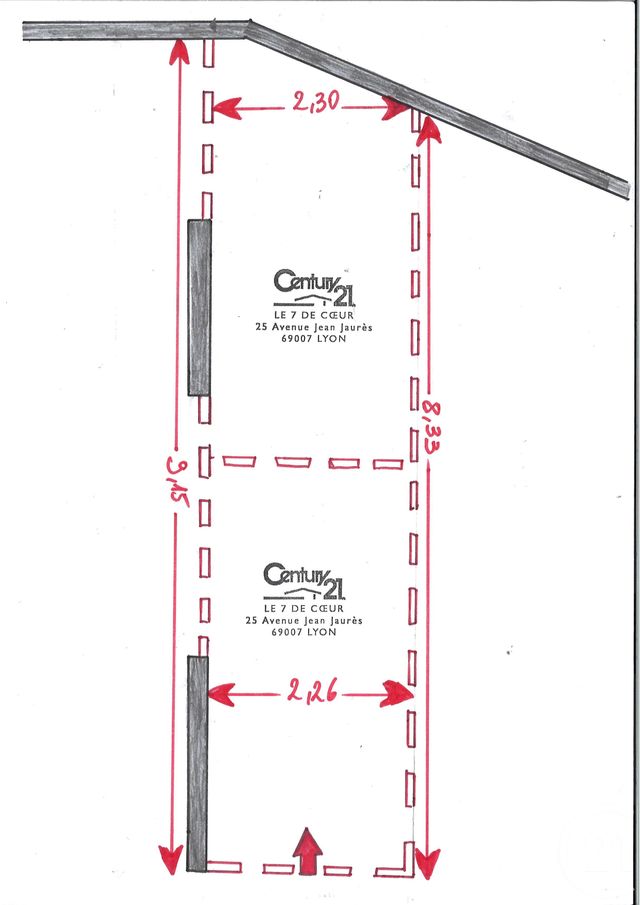 Parking &agrave; vendre - 20 m2 - Lyon - 69007 - RHONE-ALPES