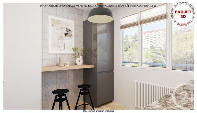 Appartement F3 &agrave; vendre - 3 pi&egrave;ces - 64,74 m2 - Lyon - 69003 - RHONE-ALPES