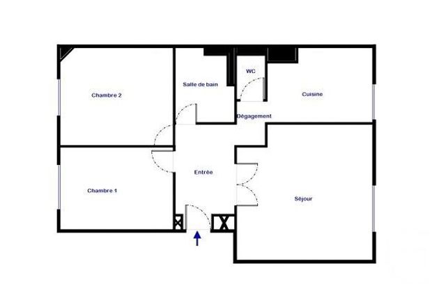 Appartement F3 &agrave; vendre - 3 pi&egrave;ces - 61,68 m2 - Lyon - 69008 - RHONE-ALPES