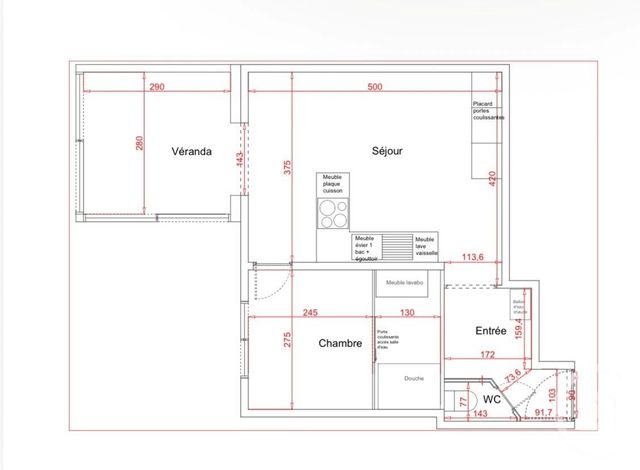Appartement F2 &agrave; vendre - 2 pi&egrave;ces - 42,40 m2 - Nanterre - 92 - ILE-DE-FRANCE