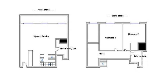 Appartement F3 &agrave; vendre - 3 pi&egrave;ces - 69,52 m2 - Nanterre - 92 - ILE-DE-FRANCE