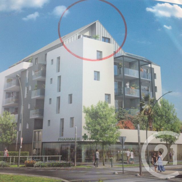 Appartement F1 bis à louer - 2 pièces - 31,30 m2 - Nantes - 44 - PAYS-DE-LOIRE