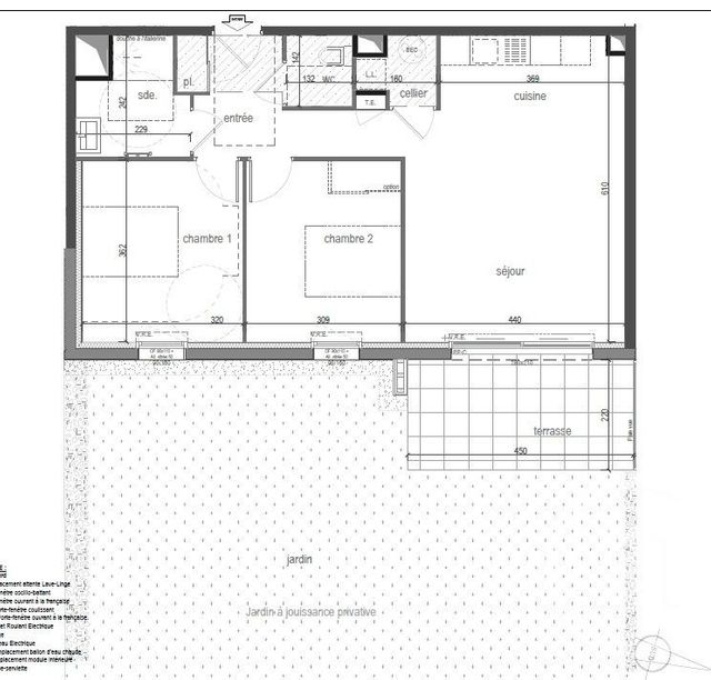 Appartement T3 à vendre - 3 pièces - 63,08 m2 - Penestin - 56 - BRETAGNE