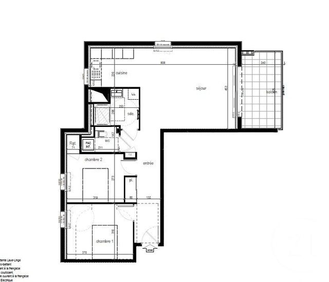 Appartement T3 à vendre - 3 pièces - 69,43 m2 - Penestin - 56 - BRETAGNE