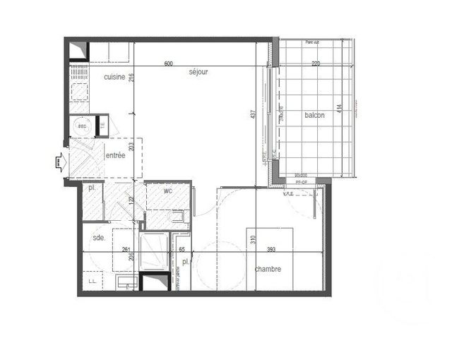Appartement T2 à vendre - 2 pièces - 47,23 m2 - Penestin - 56 - BRETAGNE