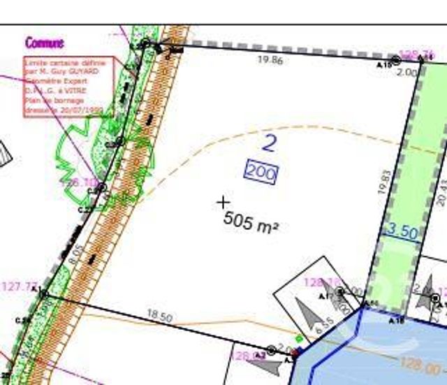 Terrain &agrave; vendre - 505 m2 - Mondevert - 35 - BRETAGNE