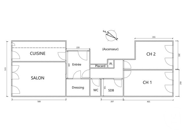 Appartement F3 &agrave; vendre - 3 pi&egrave;ces - 65,85 m2 - Paris - 75011 - ILE-DE-FRANCE