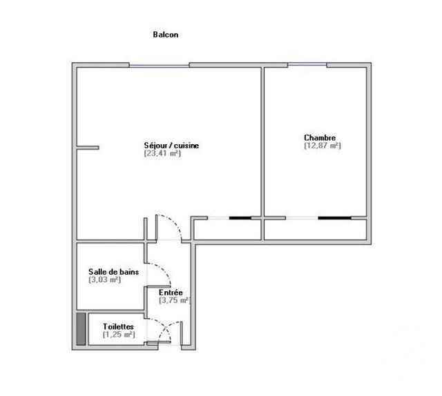 Appartement F2 &agrave; louer - 2 pi&egrave;ces - 44,31 m2 - St Maur Des Fosses - 94 - ILE-DE-FRANCE