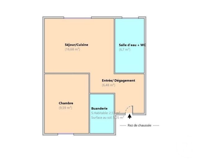 Appartement F2 &agrave; louer - 2 pi&egrave;ces - 42 m2 - Drancy - 93 - ILE-DE-FRANCE