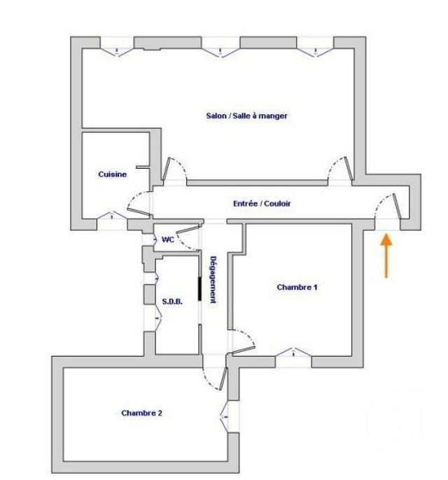 Appartement F4 &agrave; vendre - 4 pi&egrave;ces - 80,03 m2 - Paris - 75015 - ILE-DE-FRANCE