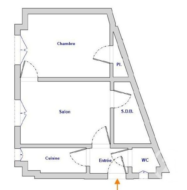 Appartement F2 &agrave; vendre - 2 pi&egrave;ces - 31,83 m2 - Paris - 75015 - ILE-DE-FRANCE