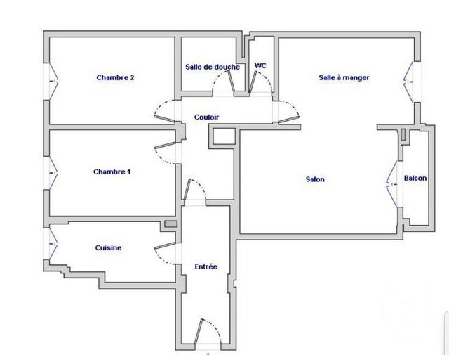 Appartement F4 &agrave; vendre - 4 pi&egrave;ces - 85,23 m2 - Paris - 75015 - ILE-DE-FRANCE