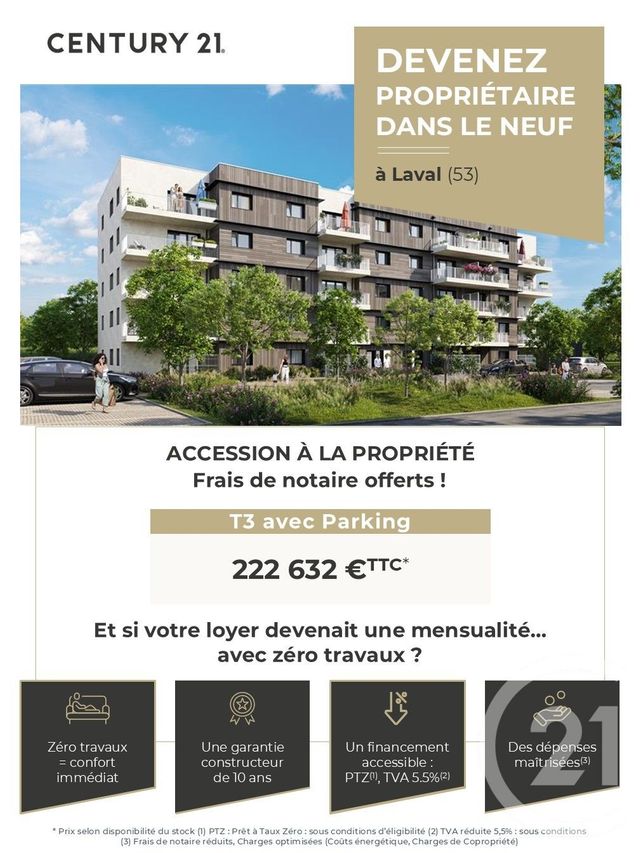 Appartement à vendre LAVAL