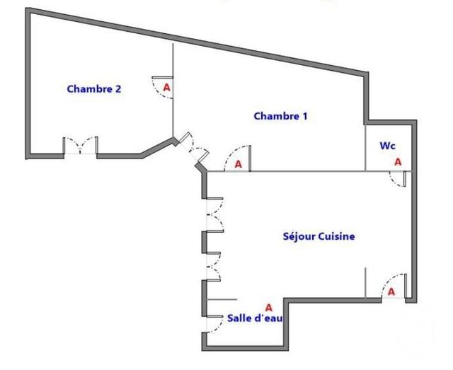 Appartement F3 &agrave; louer - 3 pi&egrave;ces - 42,30 m2 - Meudon - 92 - ILE-DE-FRANCE