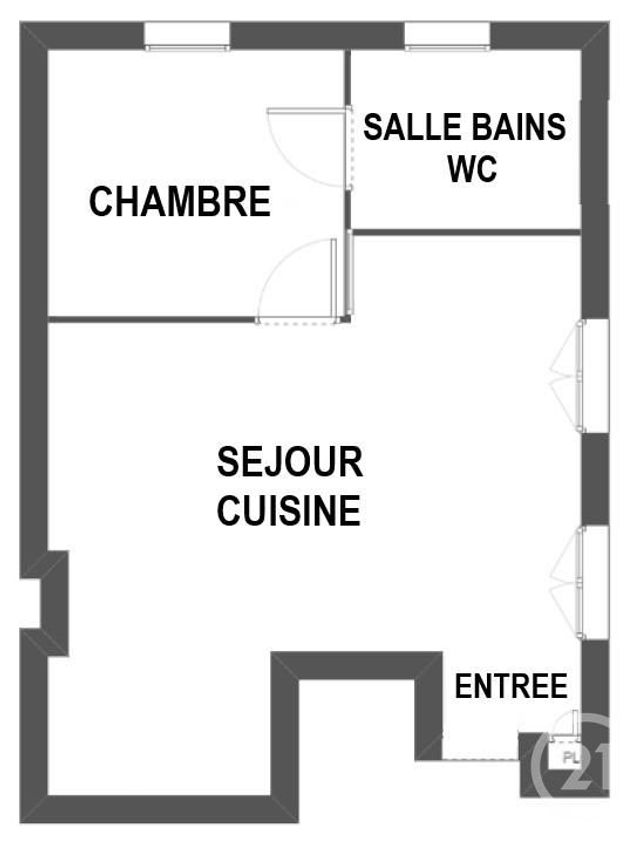 Appartement F2 &agrave; louer - 2 pi&egrave;ces - 38,10 m2 - Meudon - 92 - ILE-DE-FRANCE