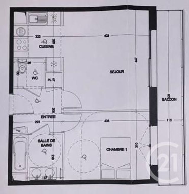 Appartement T2 &agrave; louer - 2 pi&egrave;ces - 47,37 m2 - Boulogne Billancourt - 92 - ILE-DE-FRANCE