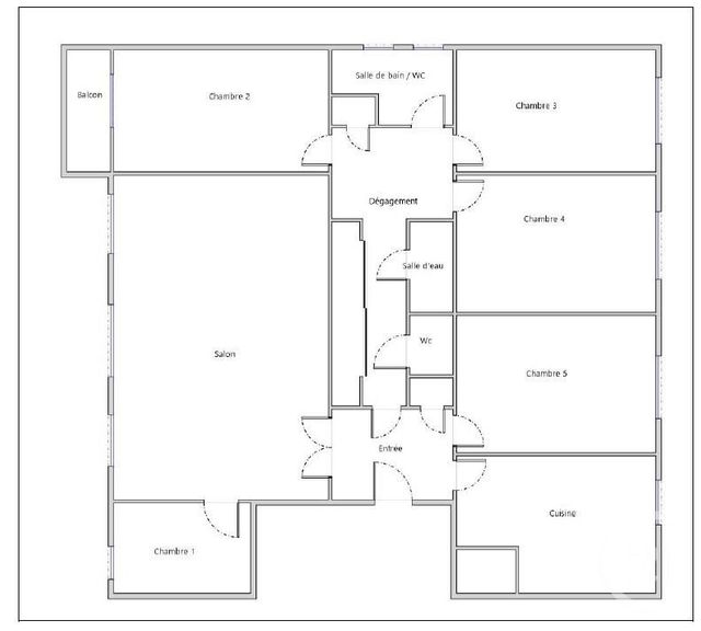 Appartement F6 &agrave; louer - 6 pi&egrave;ces - 130,42 m2 - Meudon - 92 - ILE-DE-FRANCE