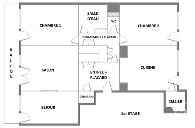 Appartement F3 &agrave; louer - 3 pi&egrave;ces - 82,72 m2 - Meudon - 92 - ILE-DE-FRANCE
