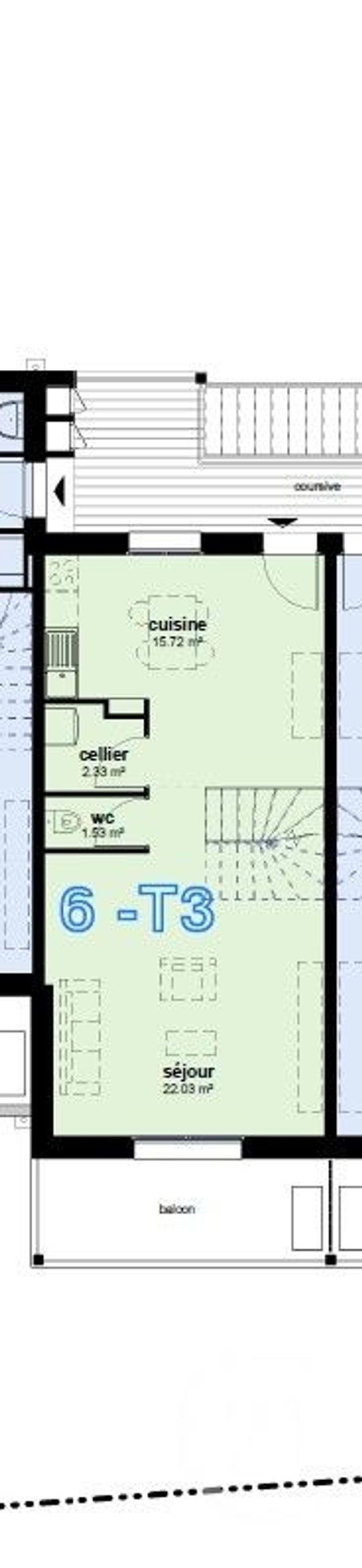 Appartement T3 &agrave; vendre - 3 pi&egrave;ces - 70,23 m2 - Argeles Gazost - 65 - MIDI-PYRENEES
