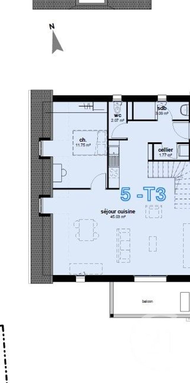 Appartement T3 &agrave; vendre - 3 pi&egrave;ces - 70,23 m2 - Argeles Gazost - 65 - MIDI-PYRENEES
