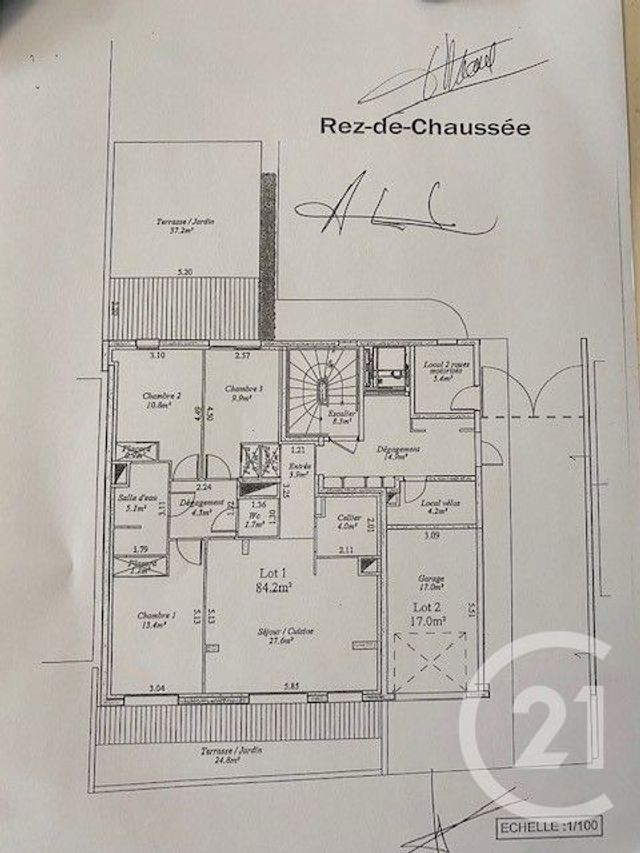Appartement T4 &agrave; vendre - 4 pi&egrave;ces - 84,44 m2 - La Rochelle - 17 - POITOU-CHARENTES