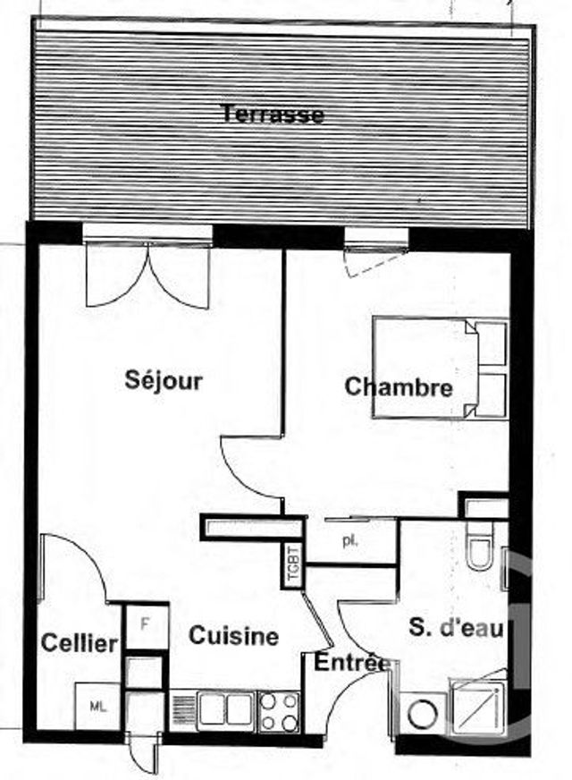Appartement T2 &agrave; vendre - 2 pi&egrave;ces - 43 m2 - La Rochelle - 17 - POITOU-CHARENTES