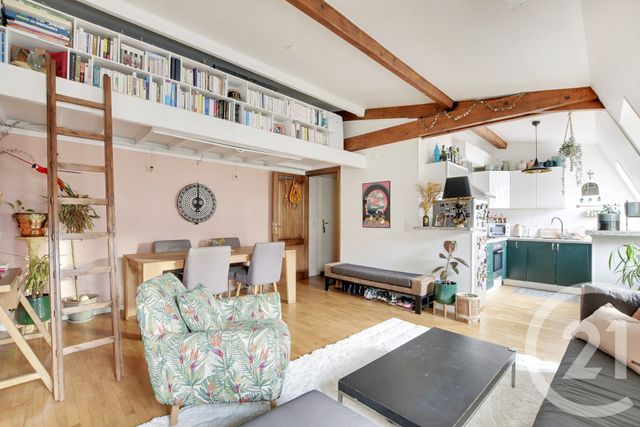 Appartement T3 &agrave; vendre - 3 pi&egrave;ces - 52,10 m2 - Paris - 75018 - ILE-DE-FRANCE